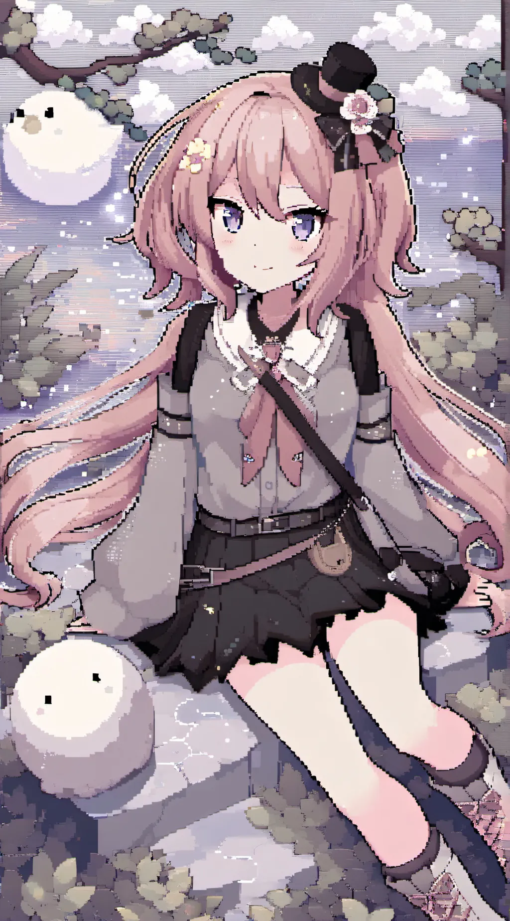 ai character: Luna background