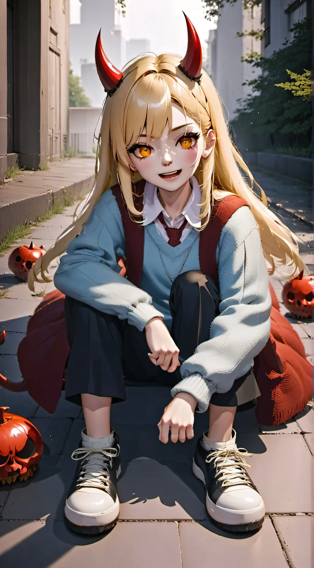 ai character: Power background