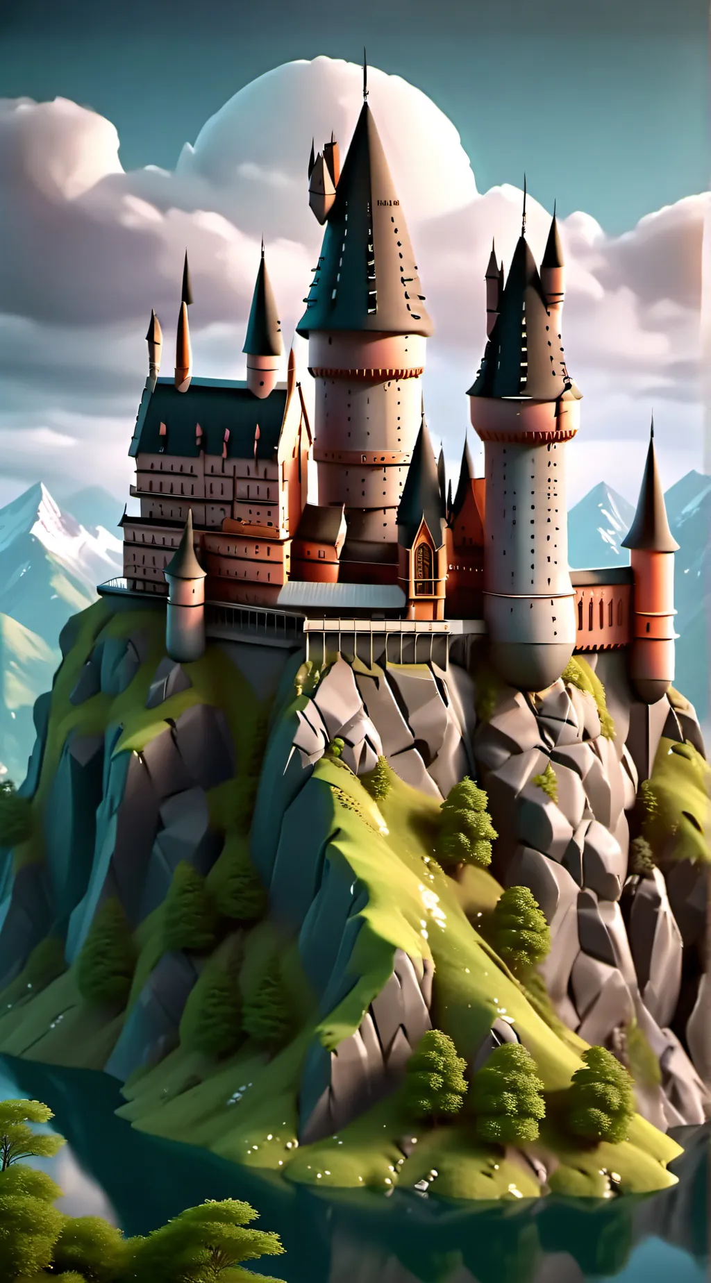 ai character: Hogwarts background