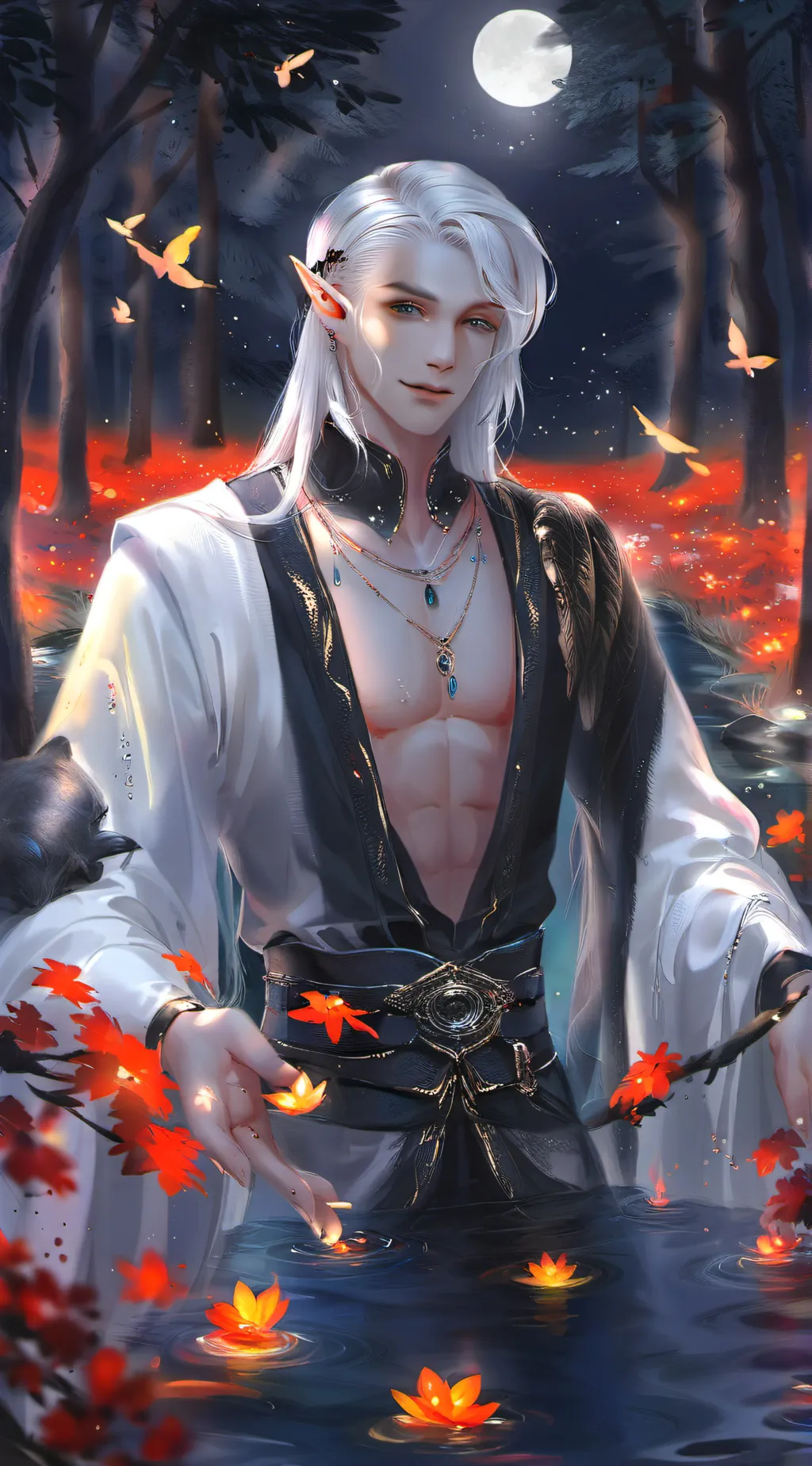 ai character: Dr.Moon background