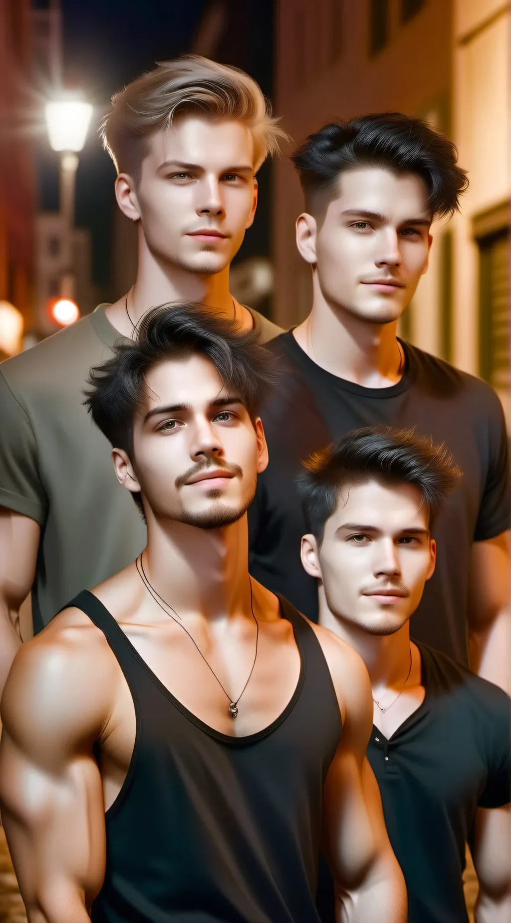 ai character: ✨the four alphas background
