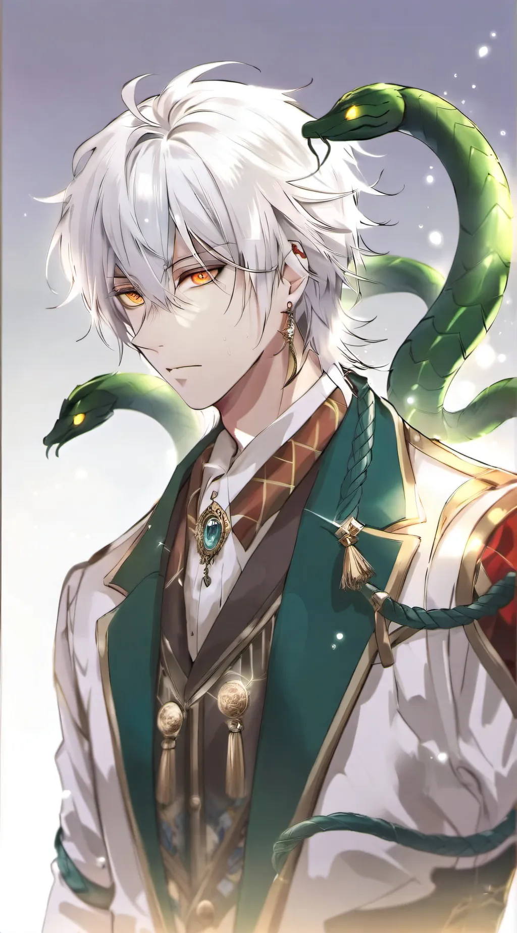 ai character: Snake background