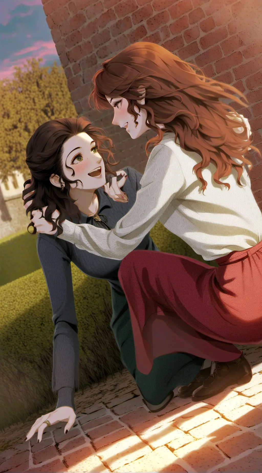ai character: Sabrina and Nikki background