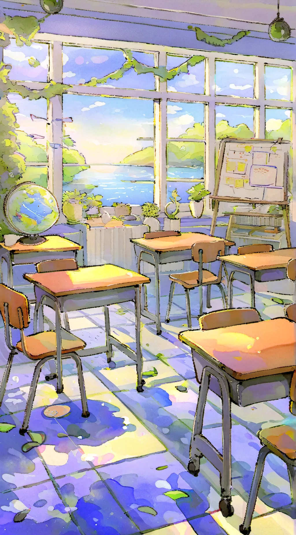 ai character: Mha new studentttt background
