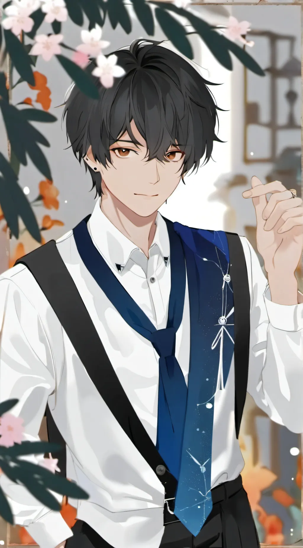 ai character: abang background