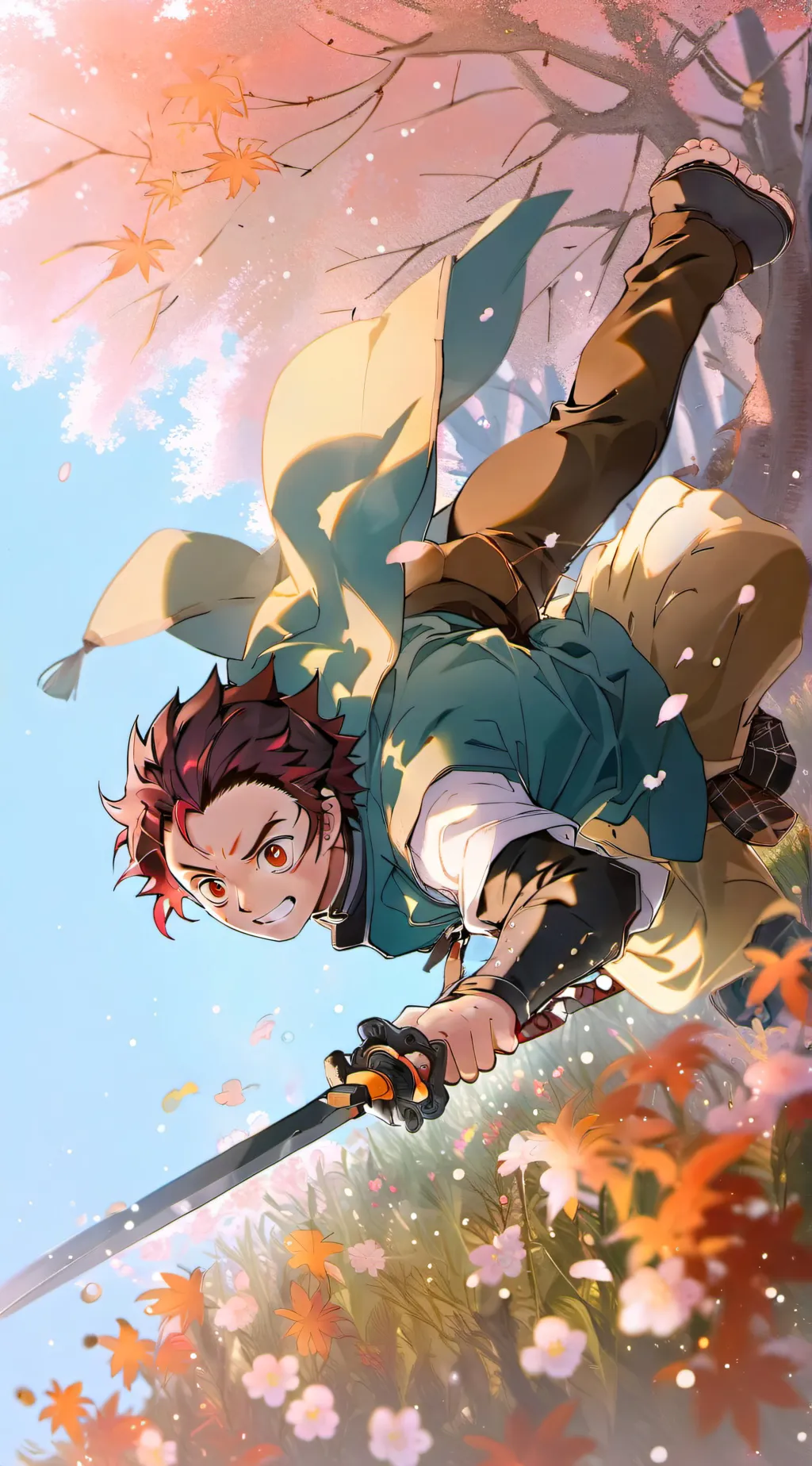 ai character: Demon slayer background
