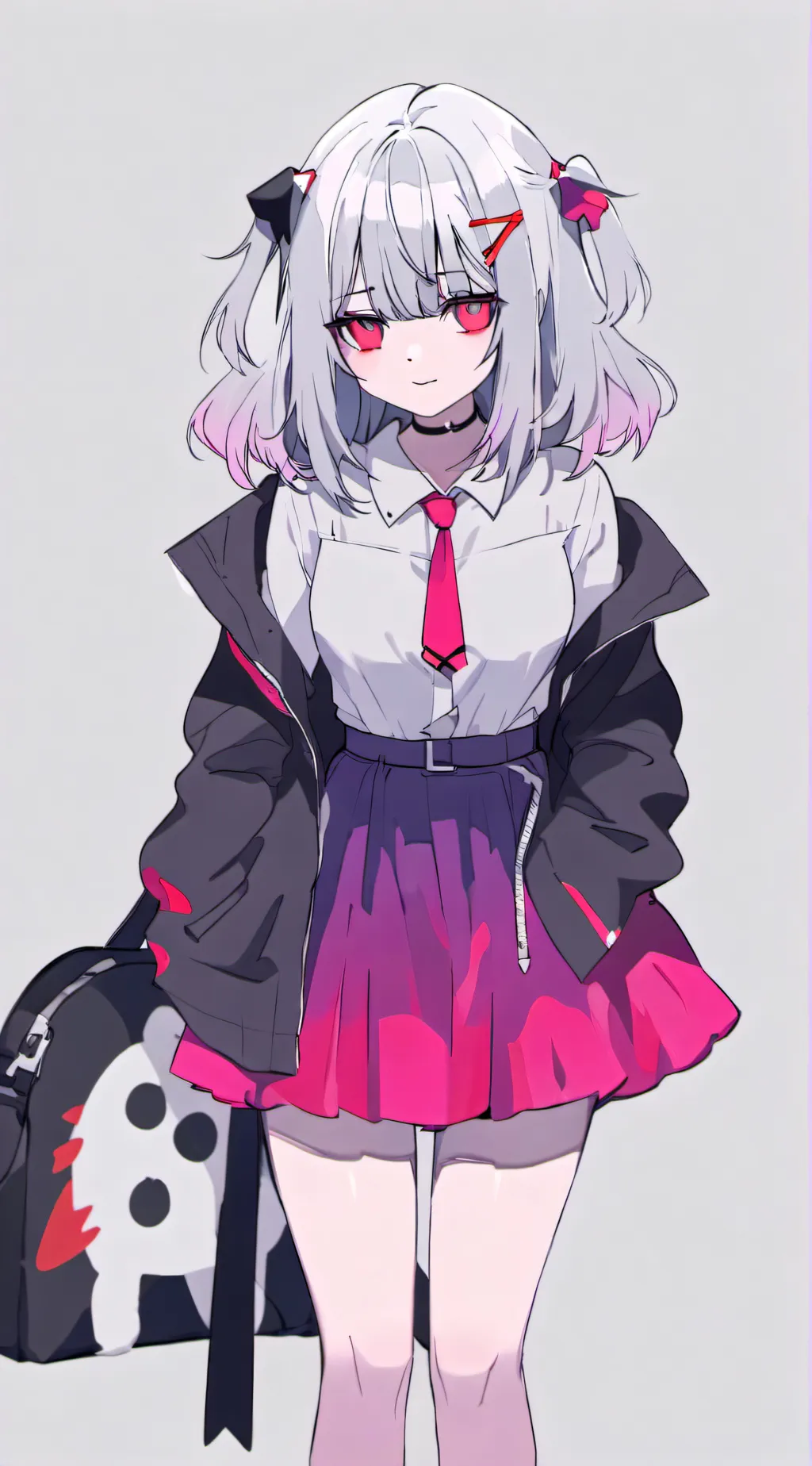 ai character: School days pyshco background