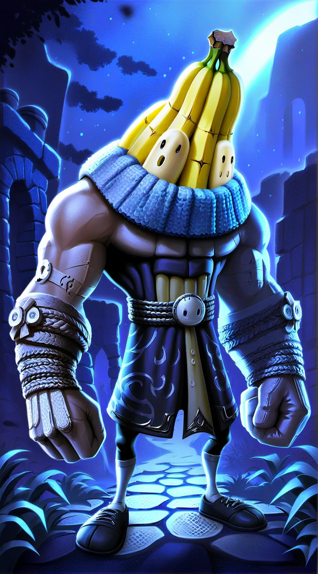 ai character: STRONK PEELEY background