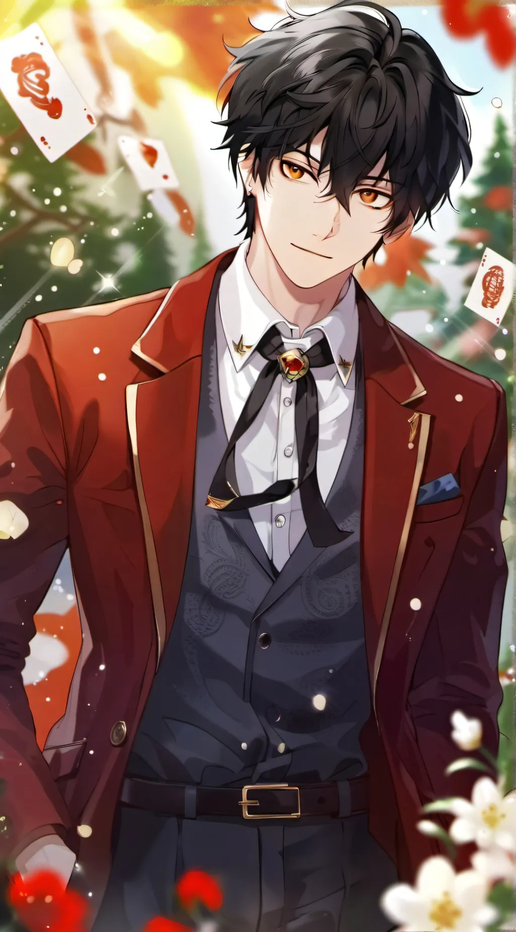 ai character: vincent  background