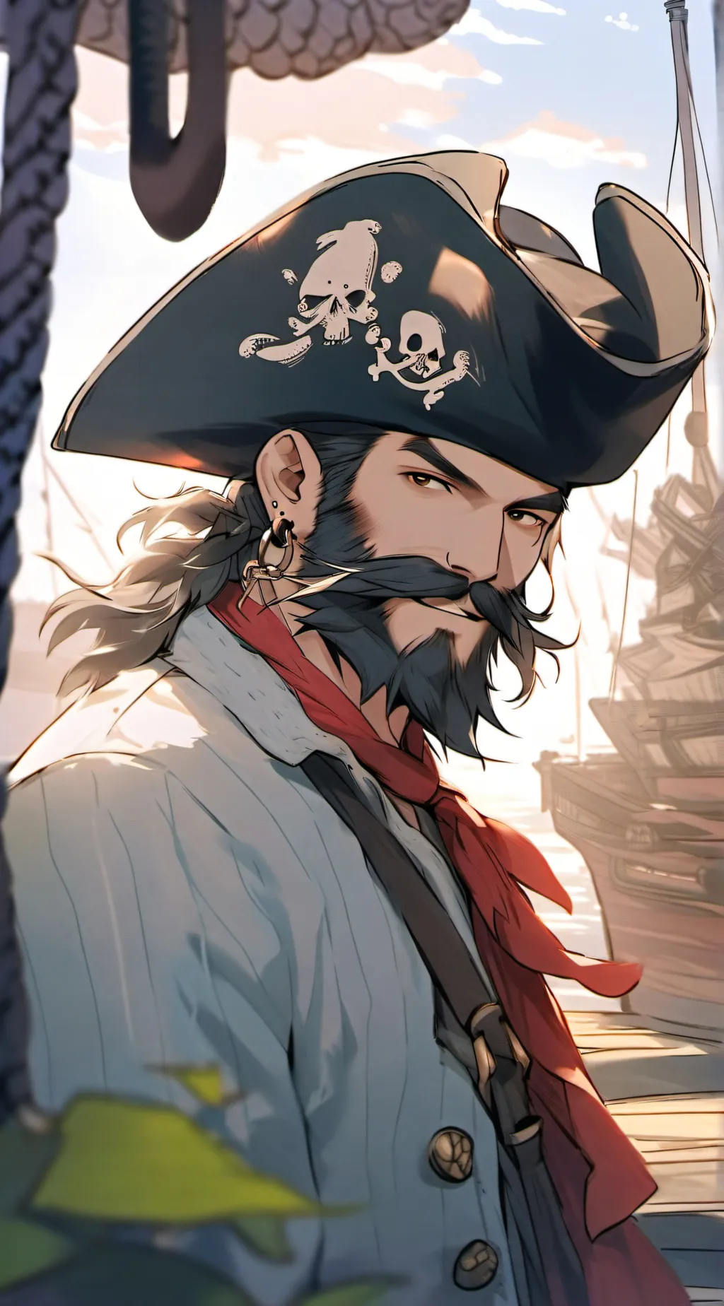 ai character: Chief Polstein background