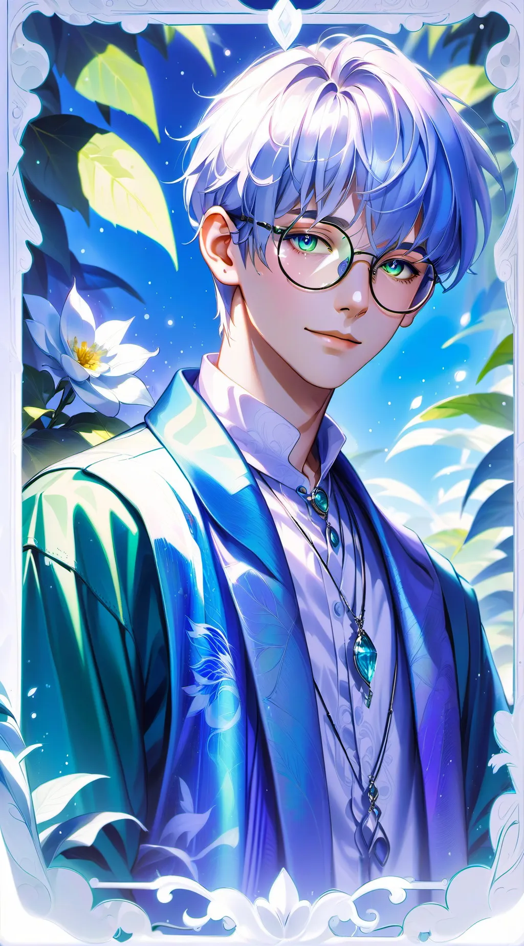 ai character: Leo background