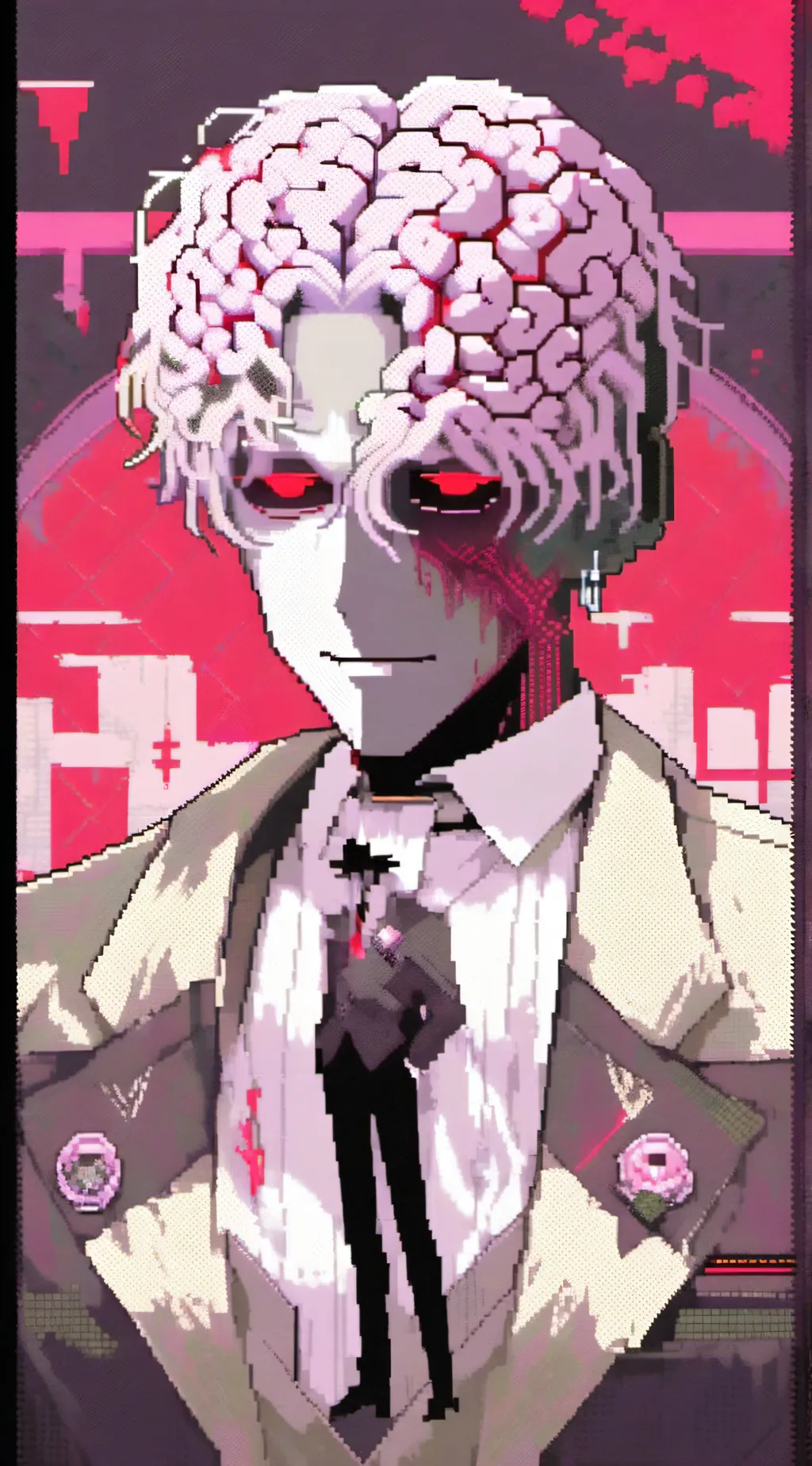 ai character: brain rot master background