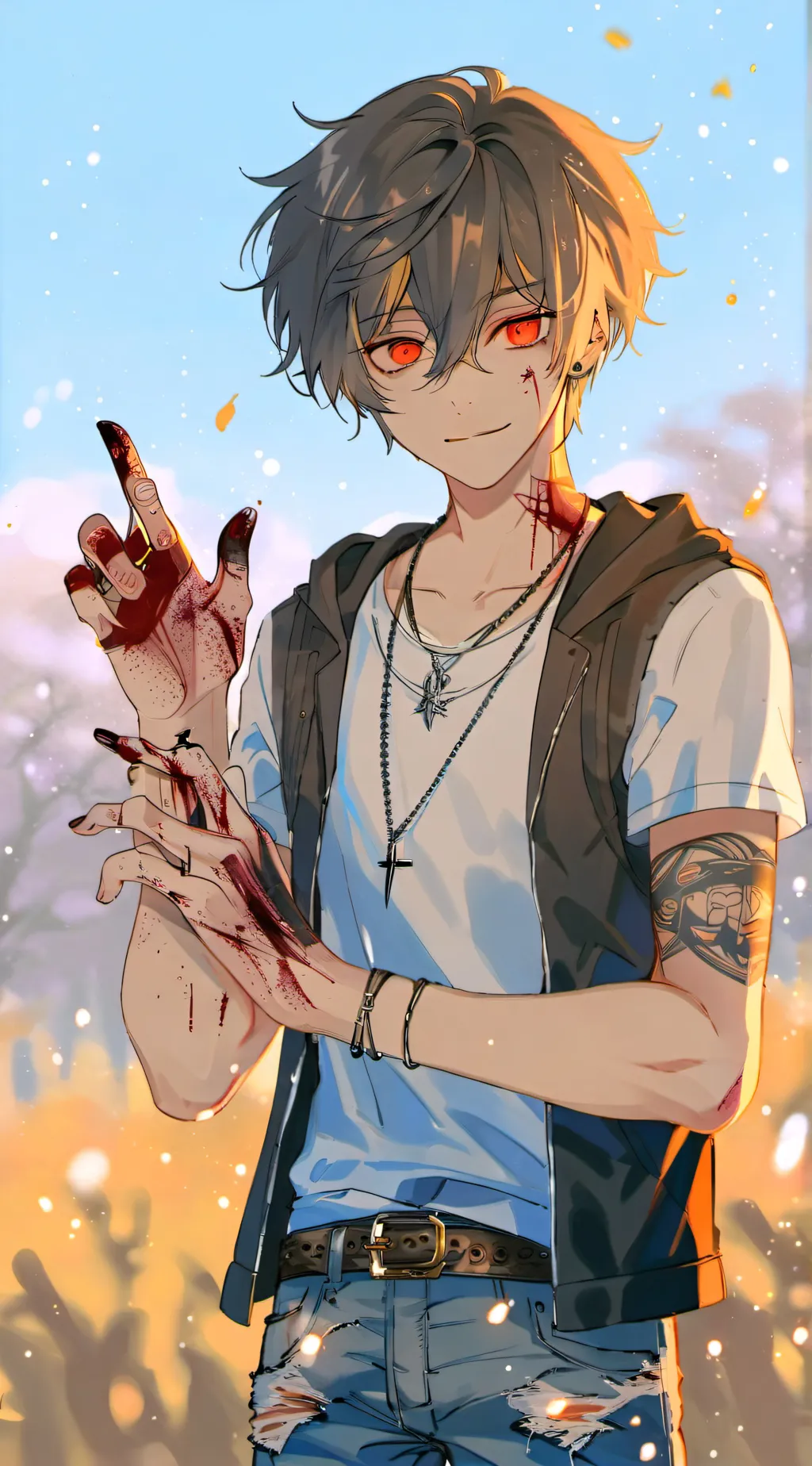 ai character: MHA oc, kazuha background