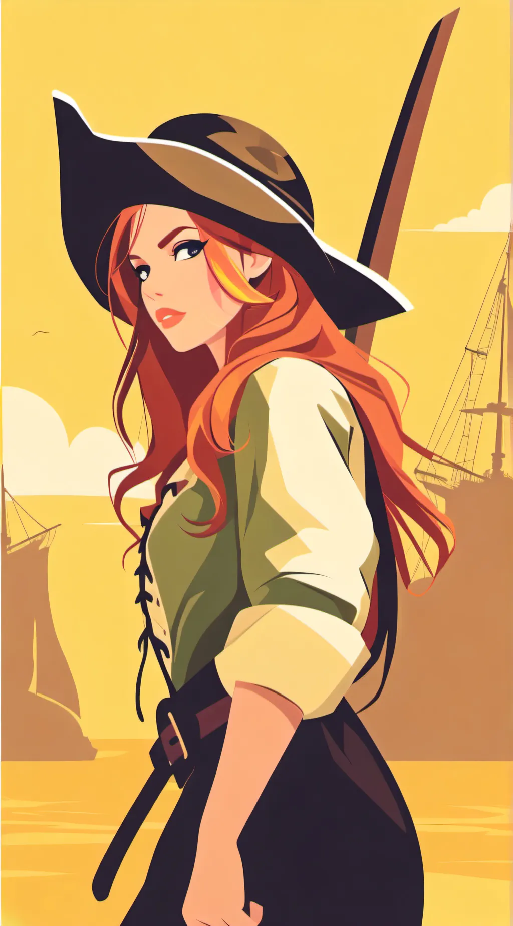 ai character: Bláth background