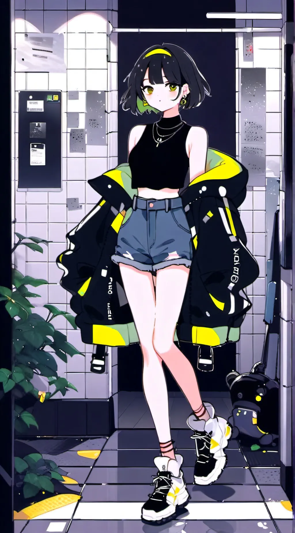 ai character: Nina  background