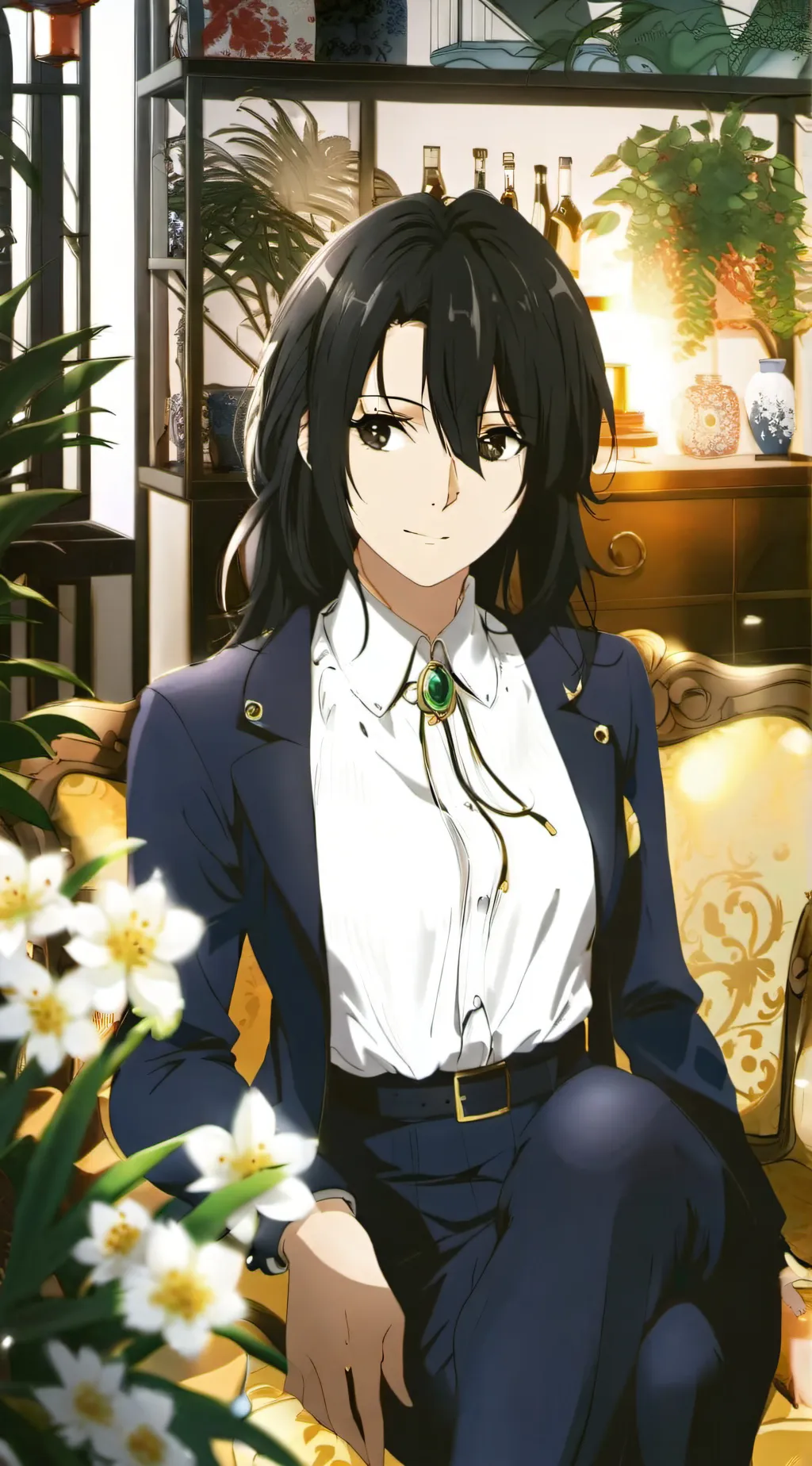 ai character: ameji aishi background