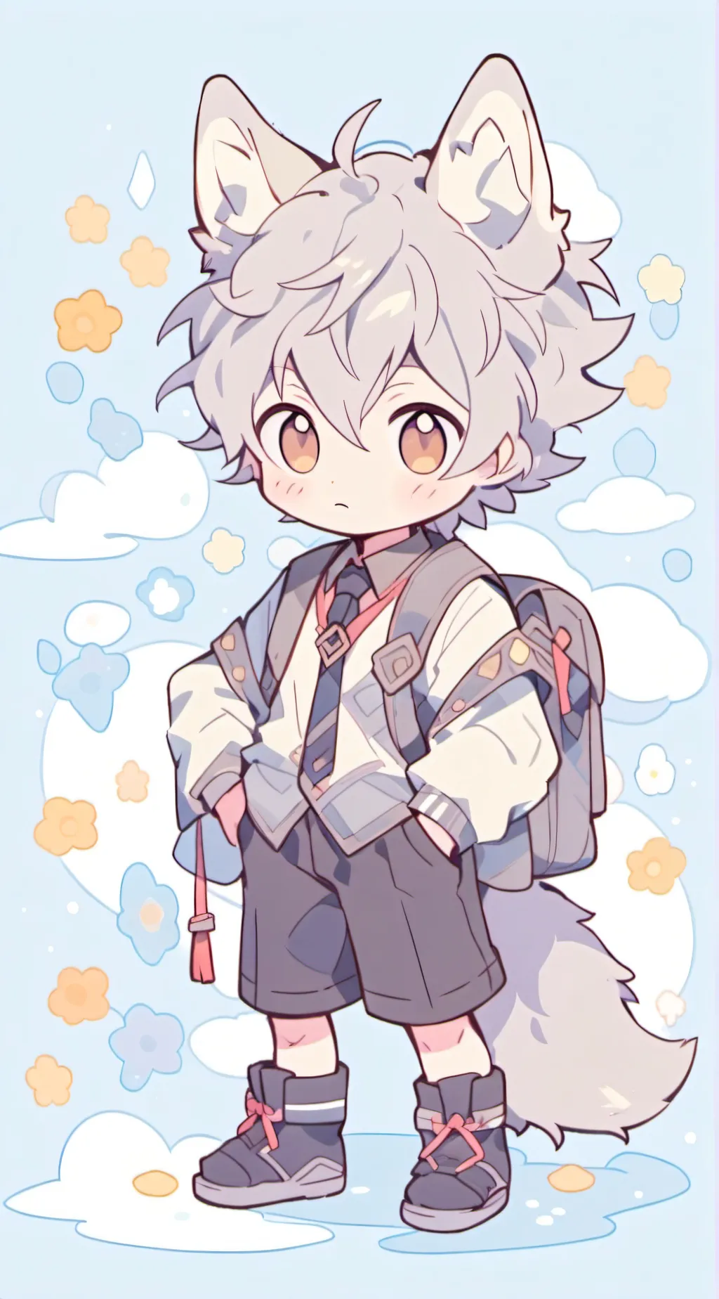 ai character: Zach  background