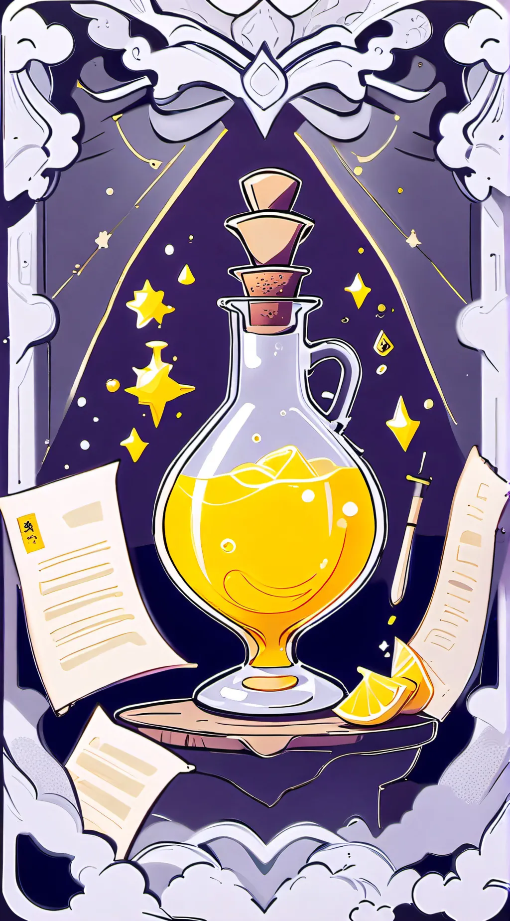 ai character: D//ik potion background