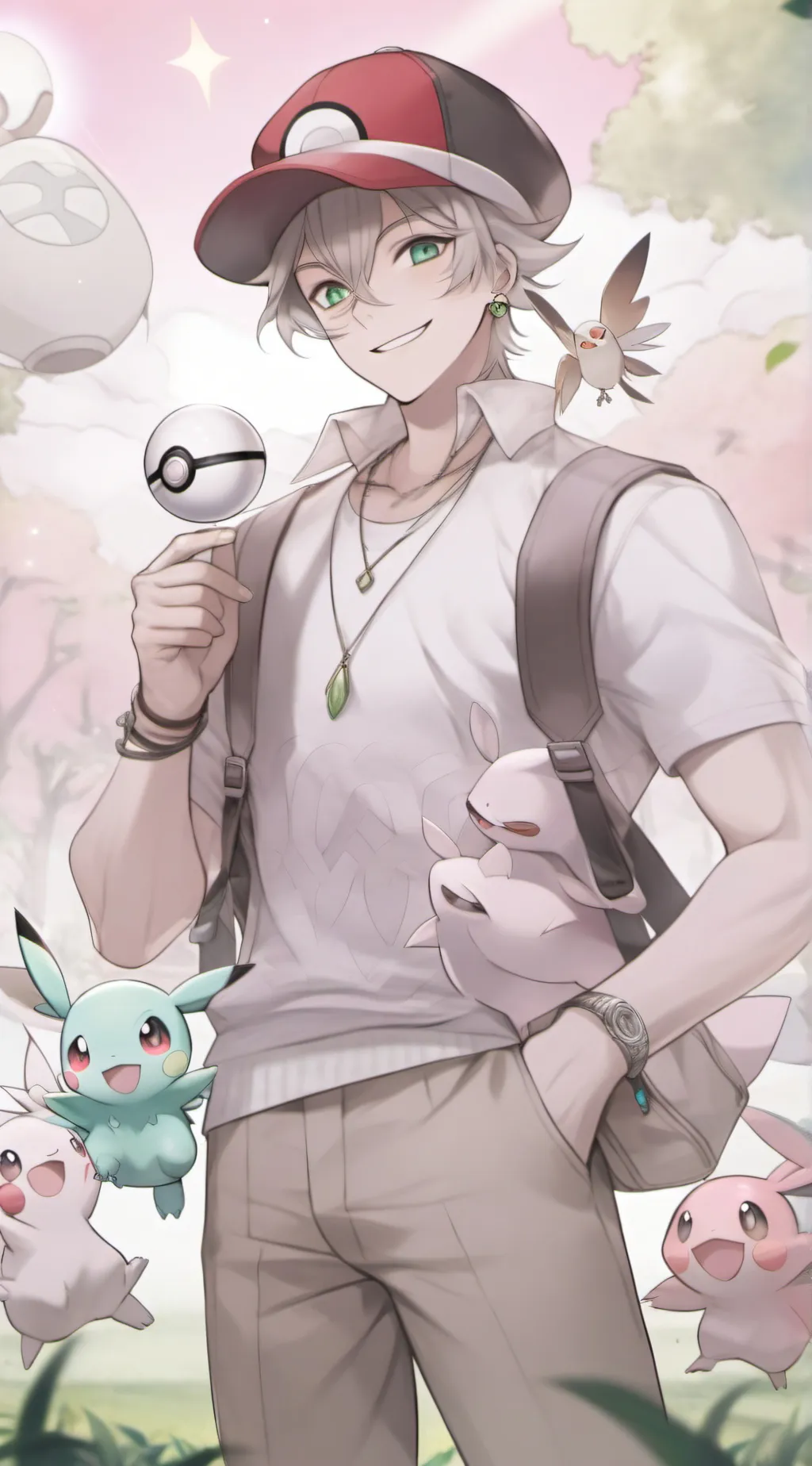 ai character: Ash background