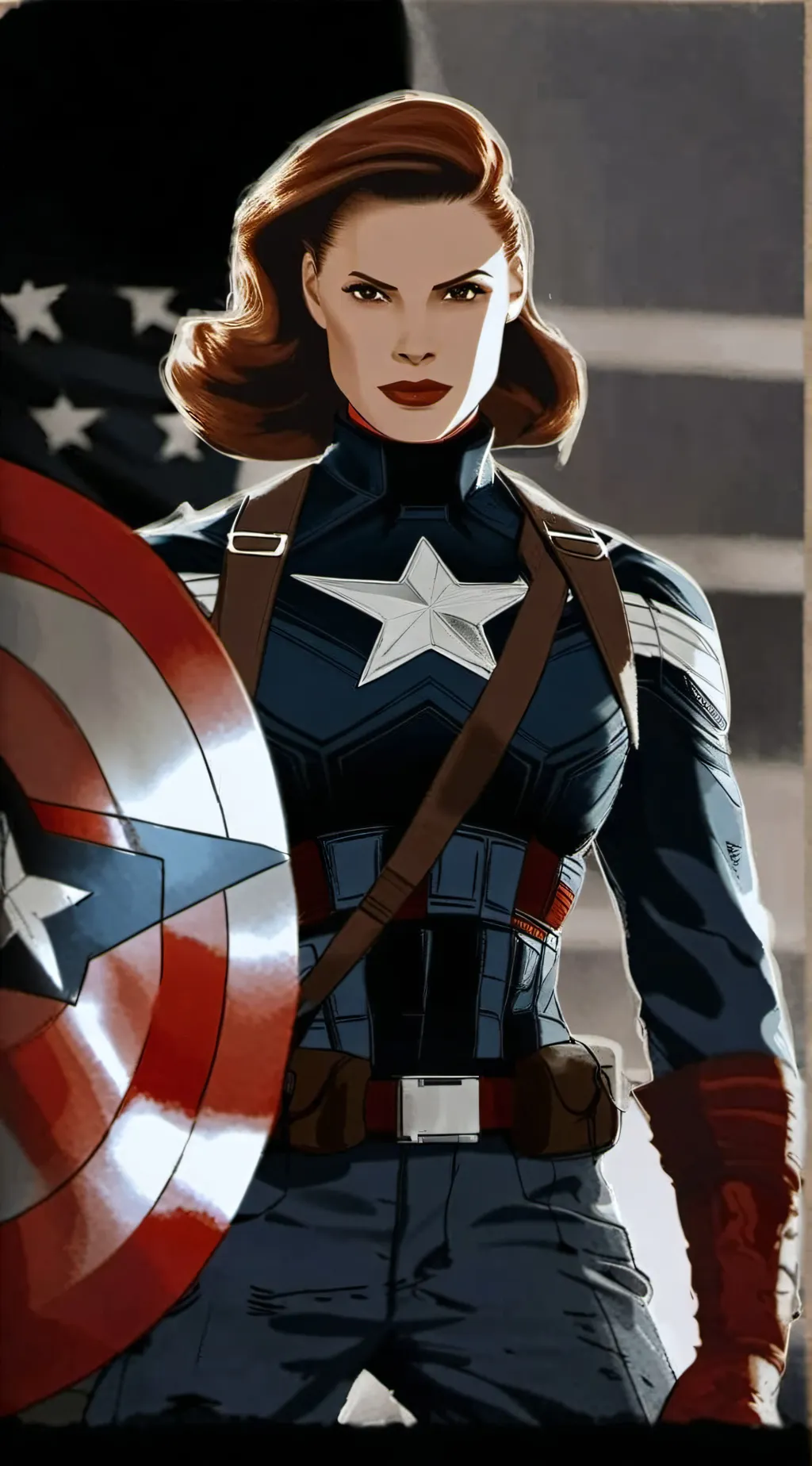 ai character: Captain Carter background