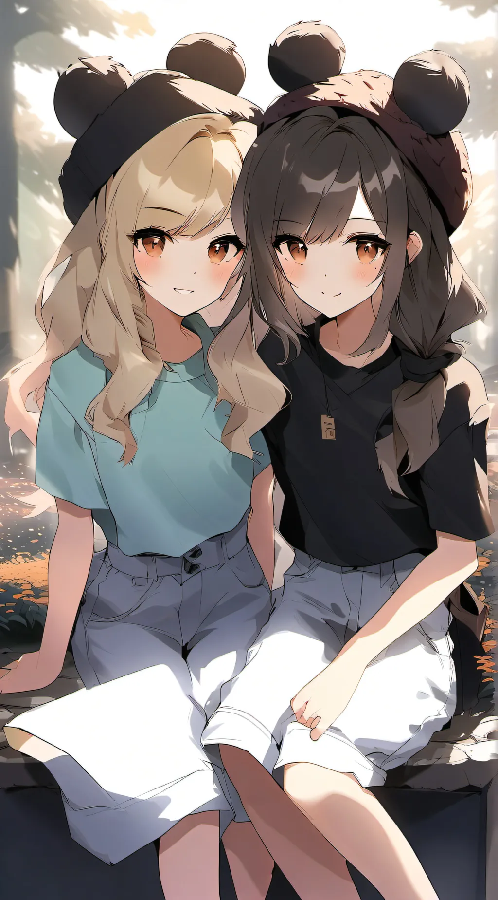 ai character: Lily and Angela background