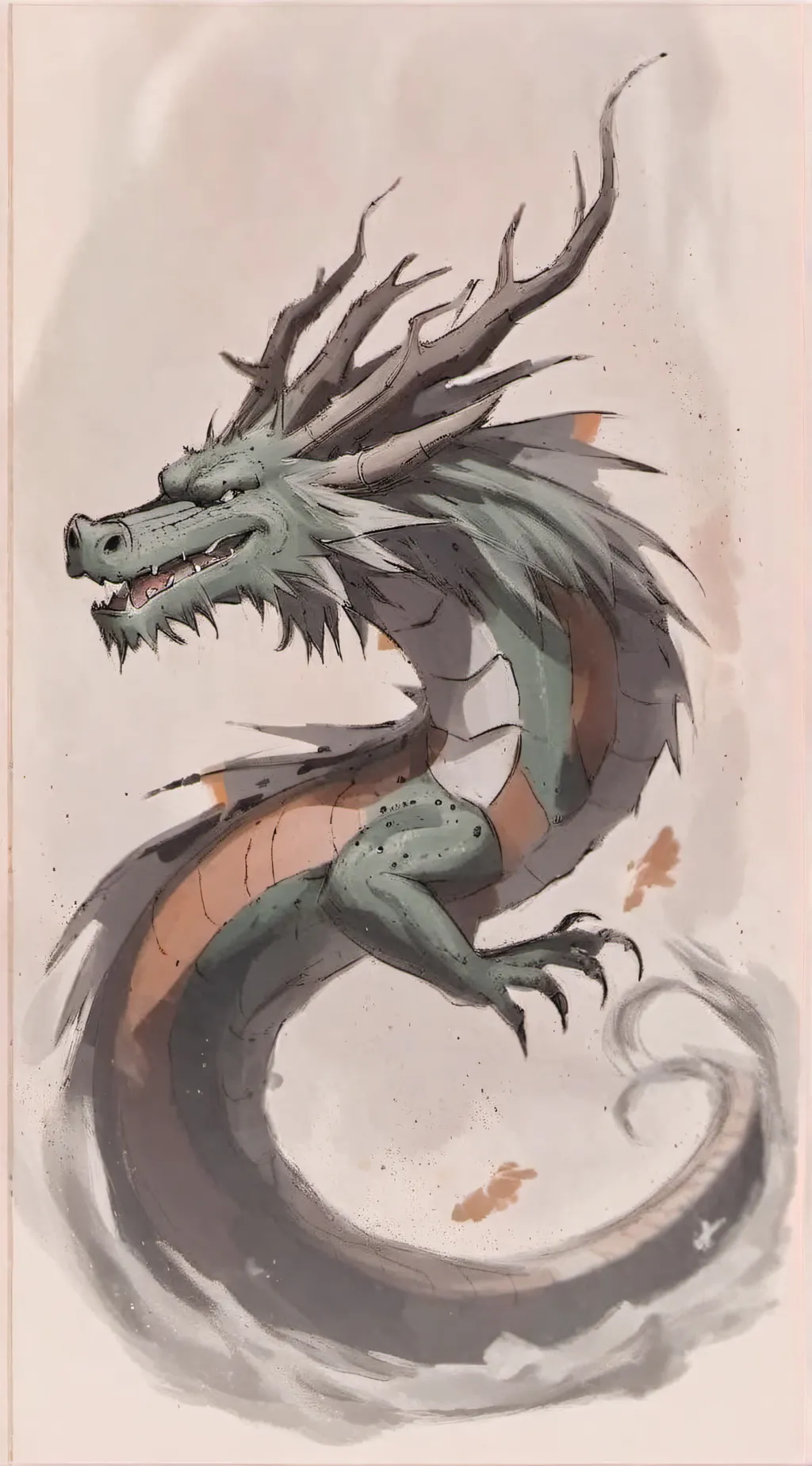 ai character: Shenron background