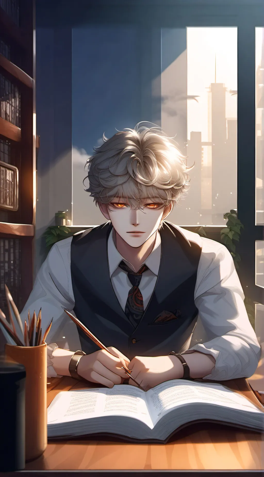 ai character: Lucas background