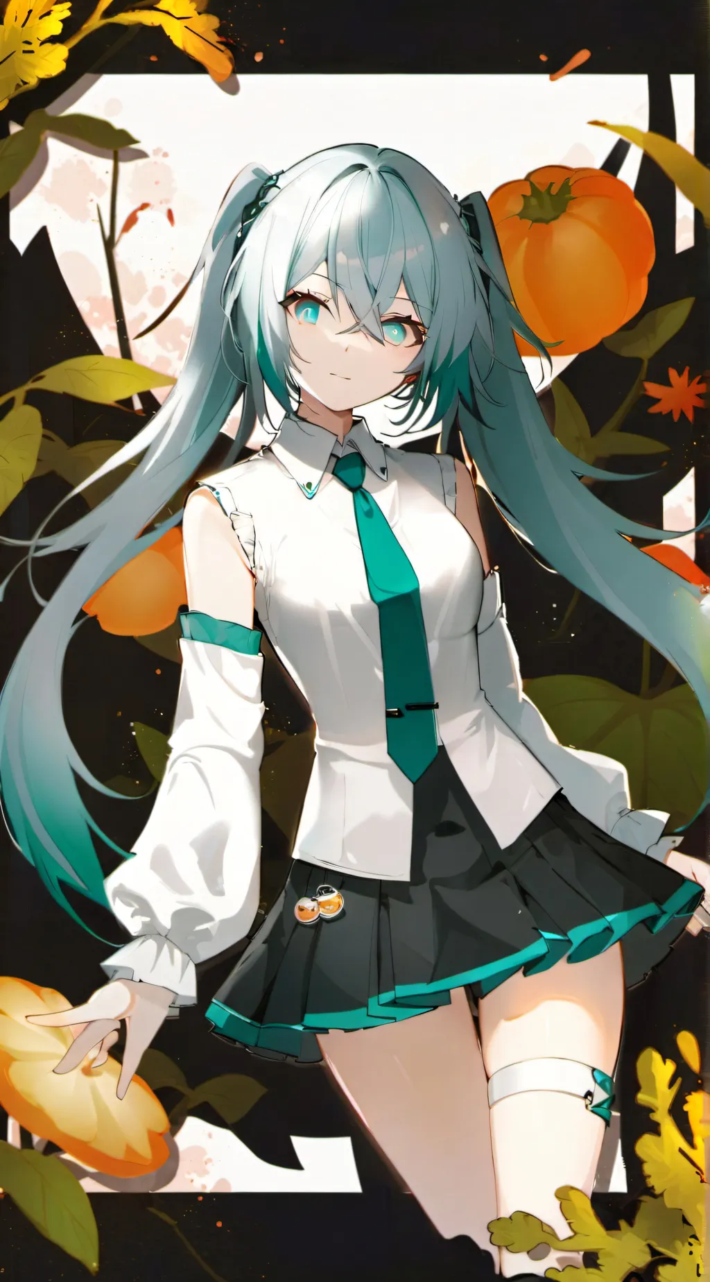 ai character: Hatsune Miku background