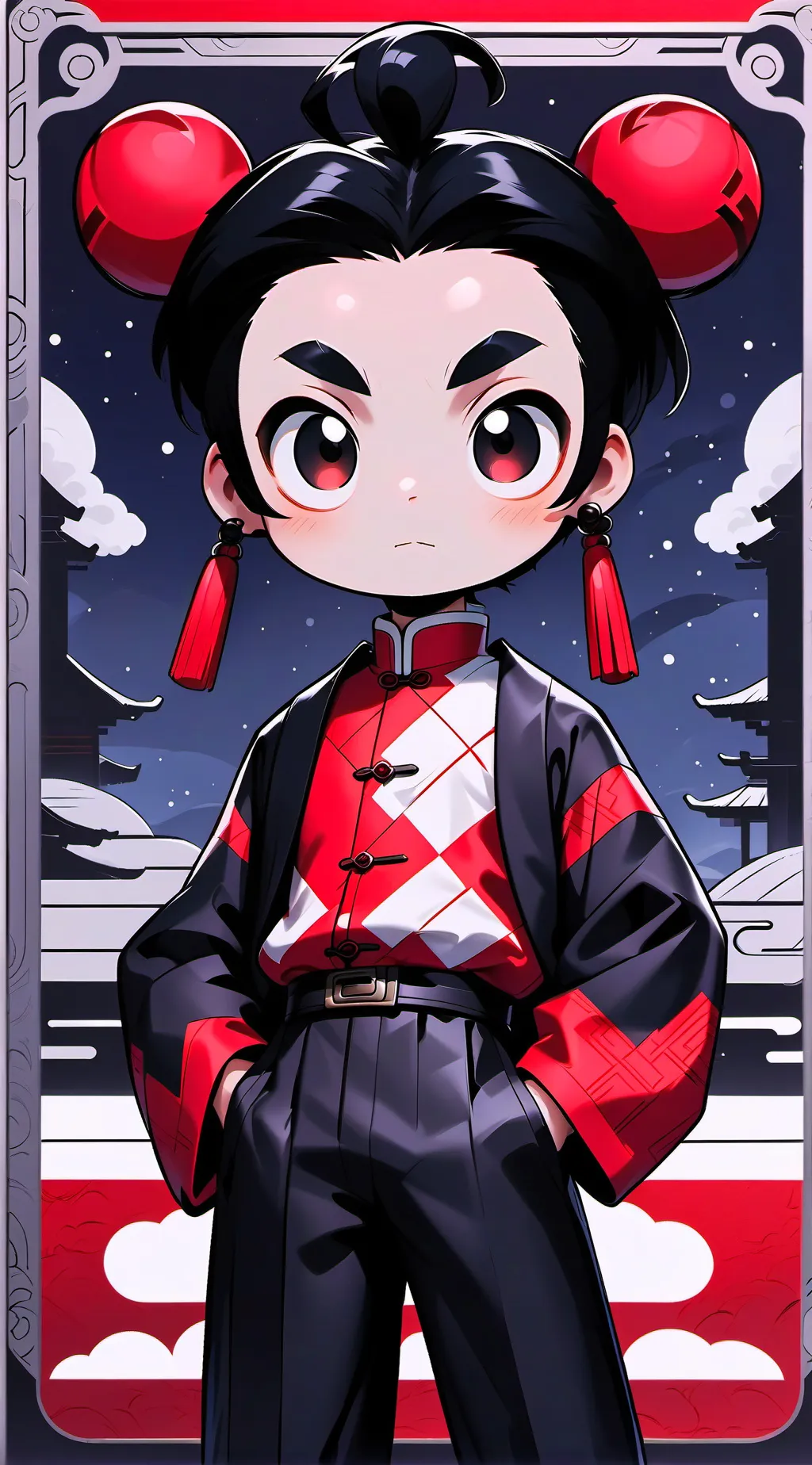 ai character: Garu background