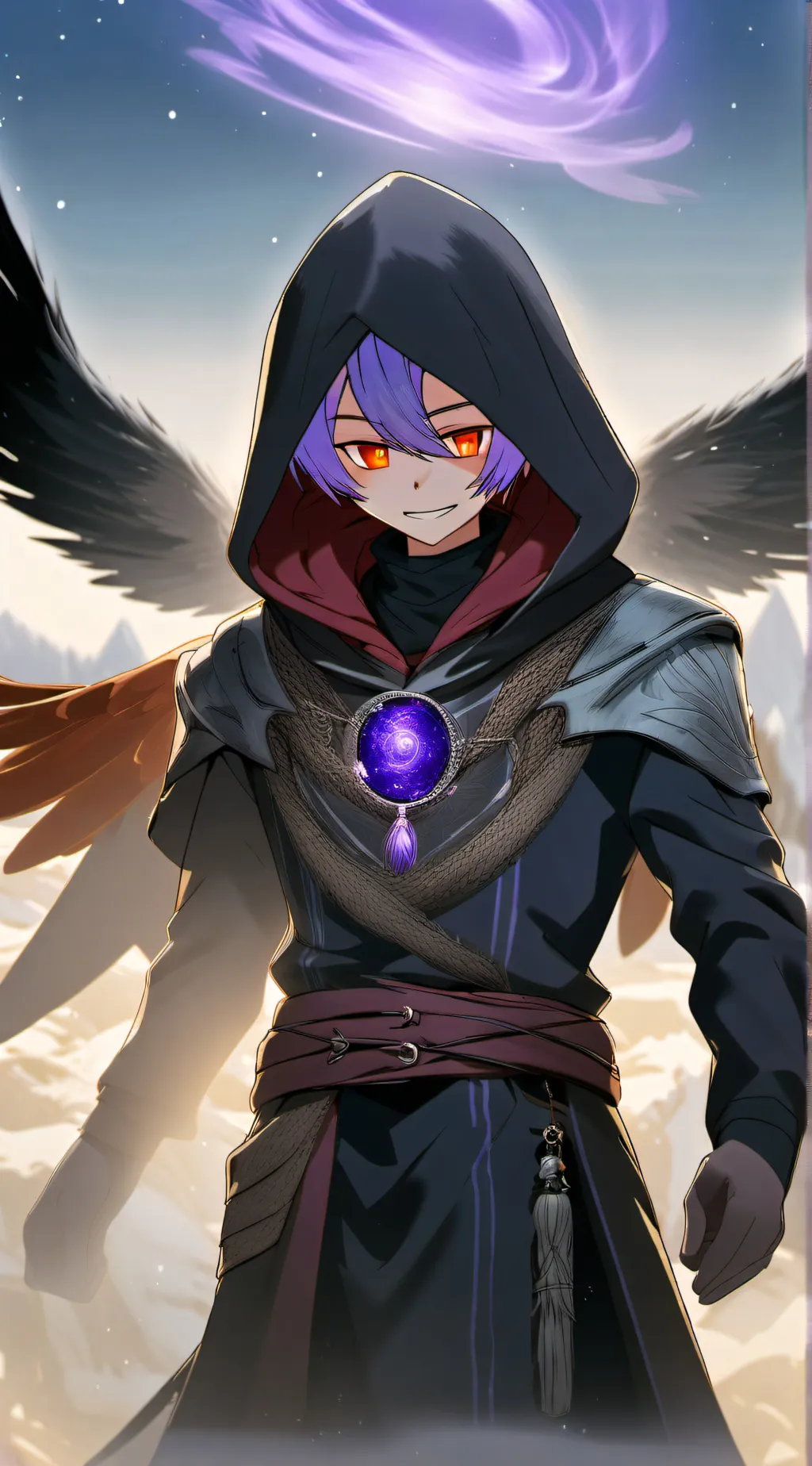 ai character: Ghost.H  background