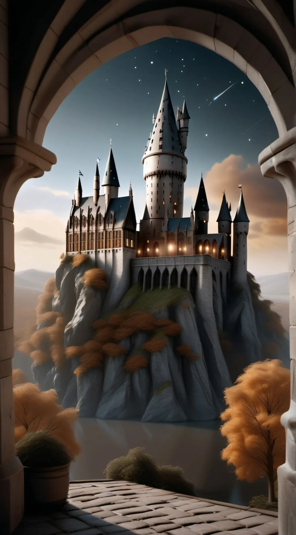 ai character: Battle of hogwards background