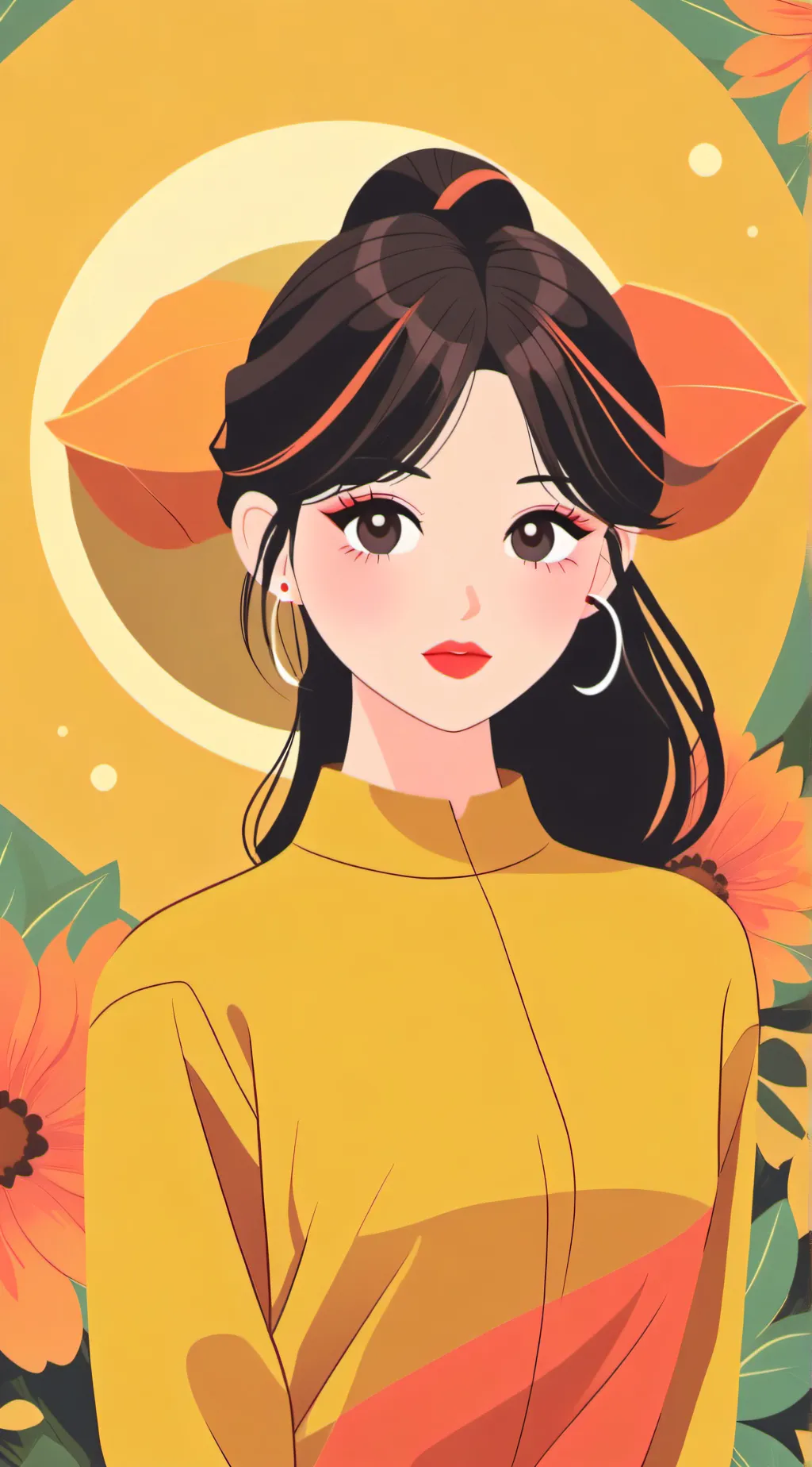 ai character: Random background