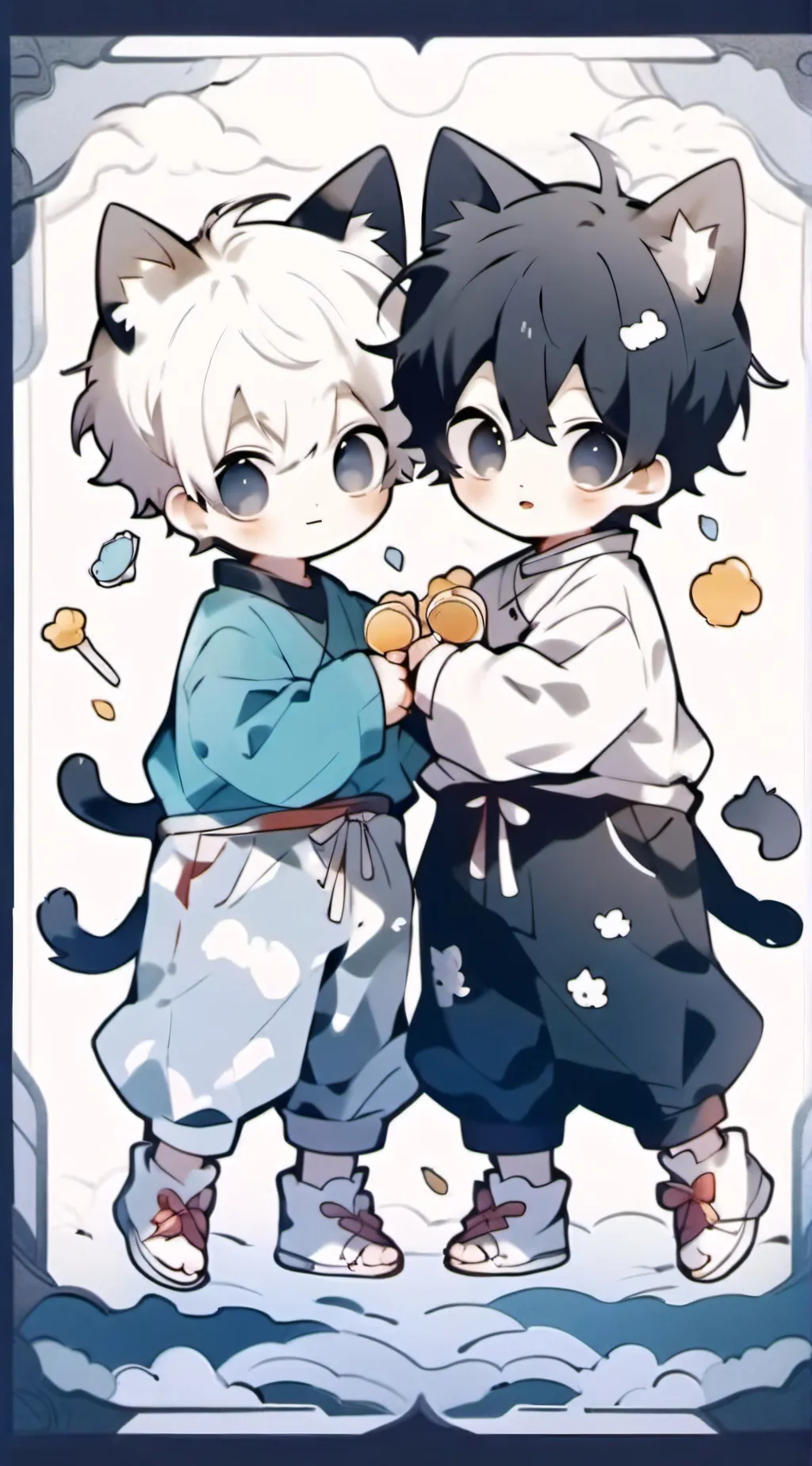 ai character: Max and Mike  background
