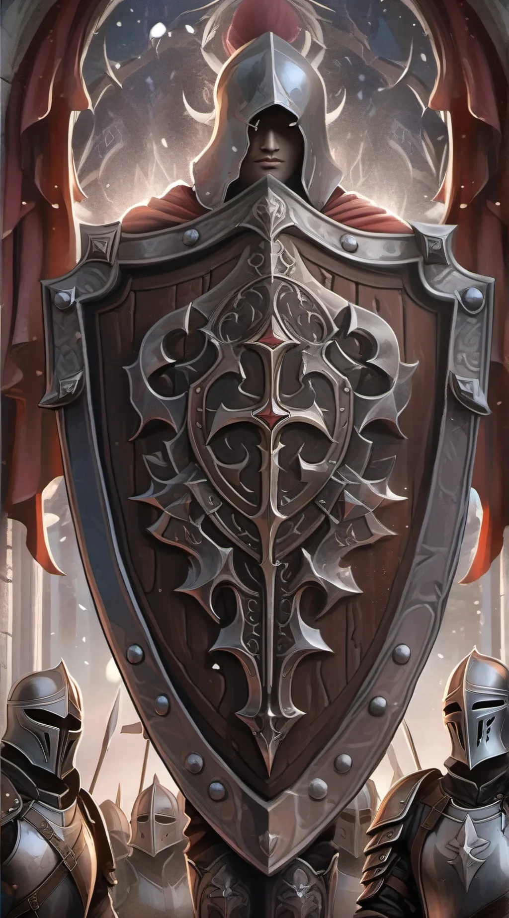 ai character: sheild hero background