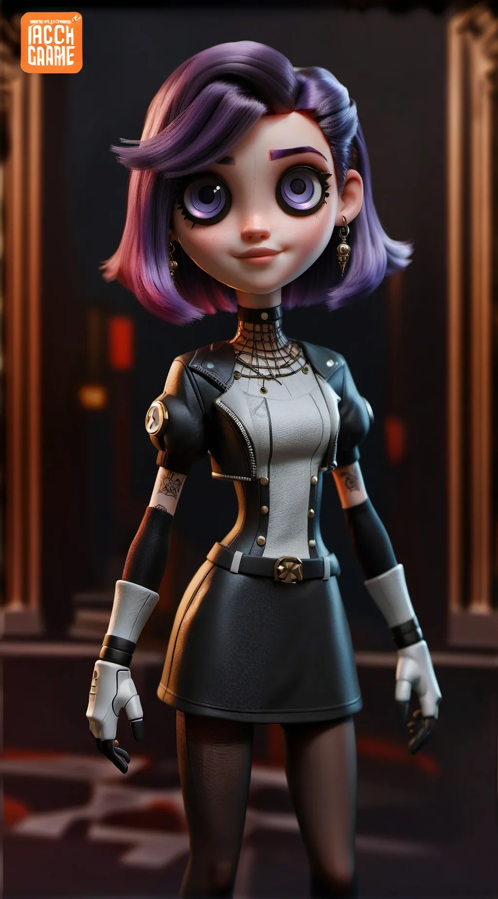 ai character: Uzi background