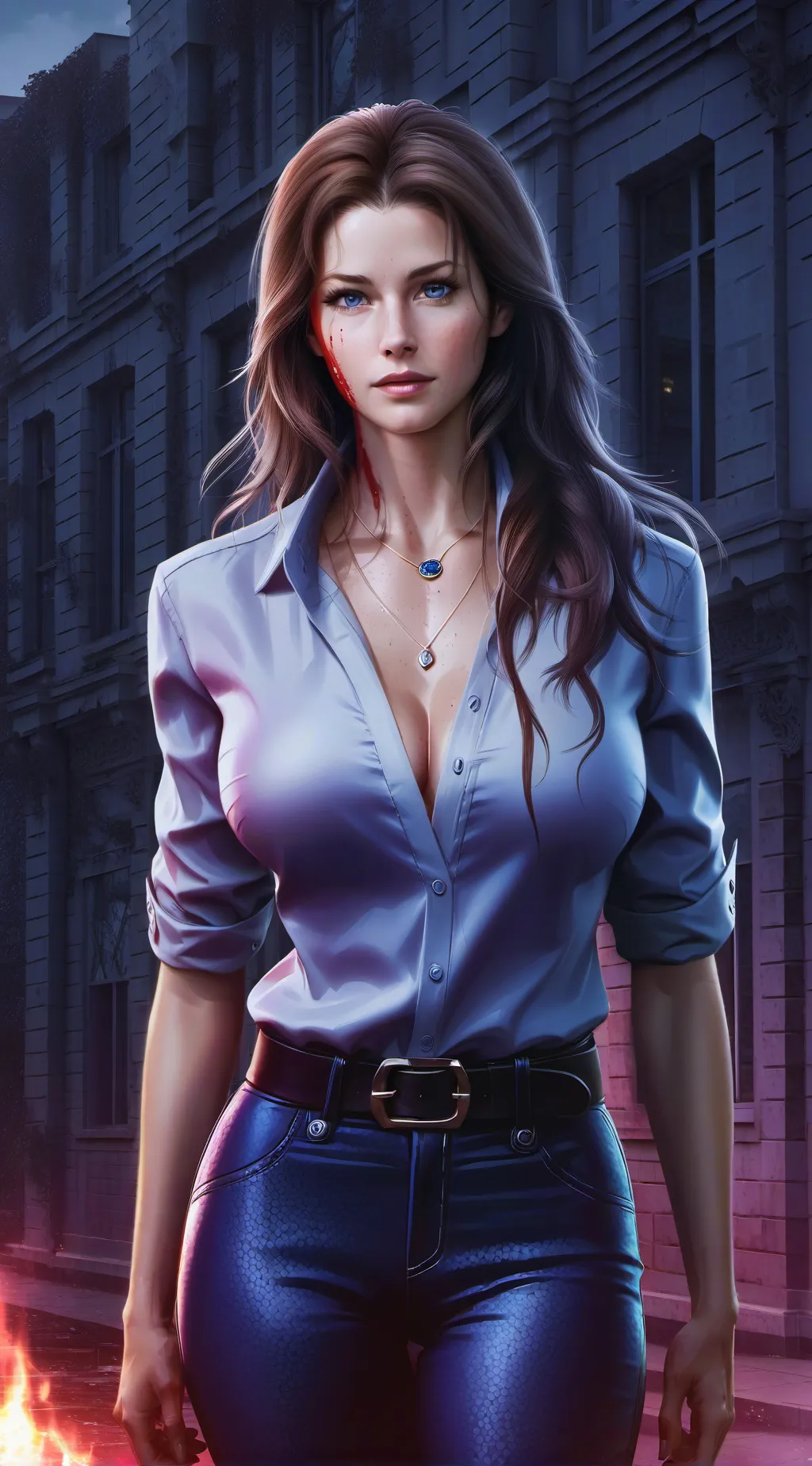 ai character: Sam Prescott  background