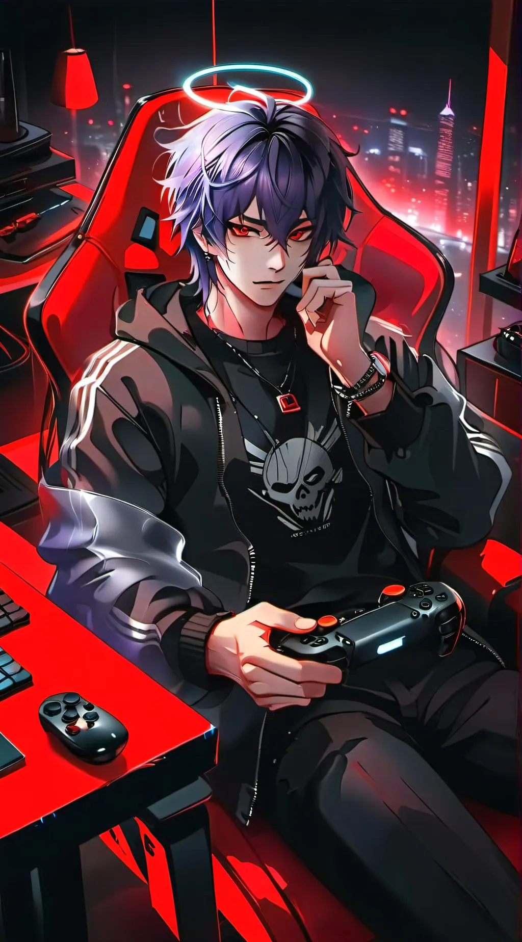 ai character: Vince background