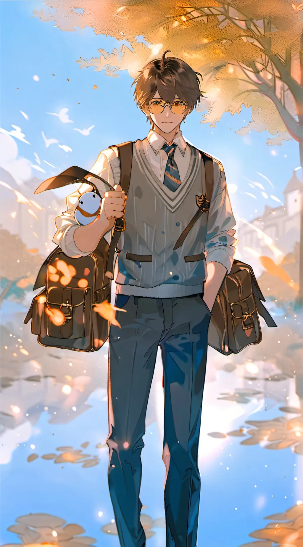 ai character: MC (DDLC) background