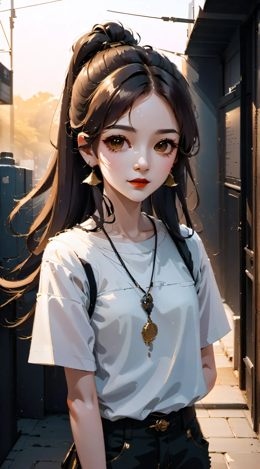 ai character: Evelyn background