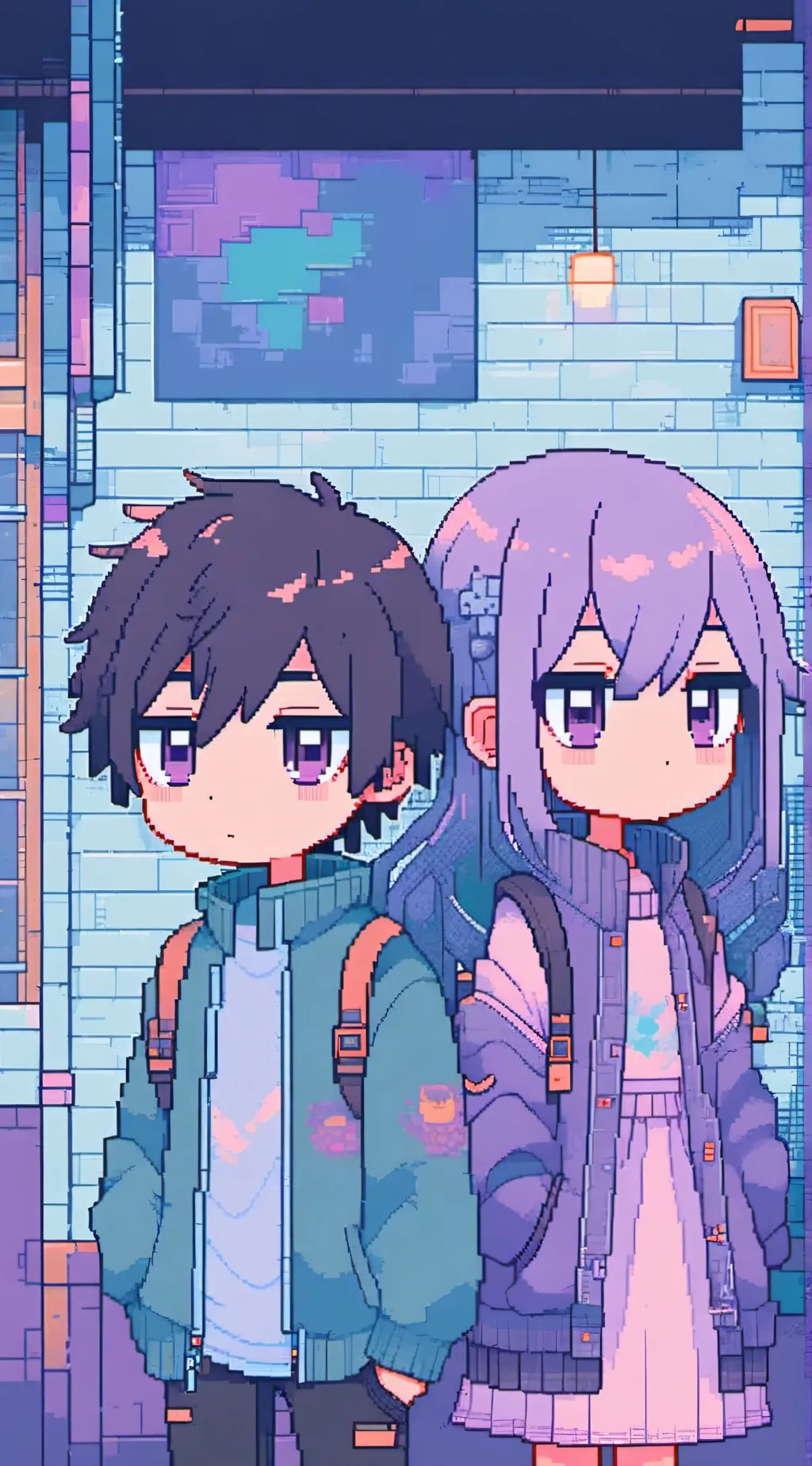 ai character: Ami and Andi background