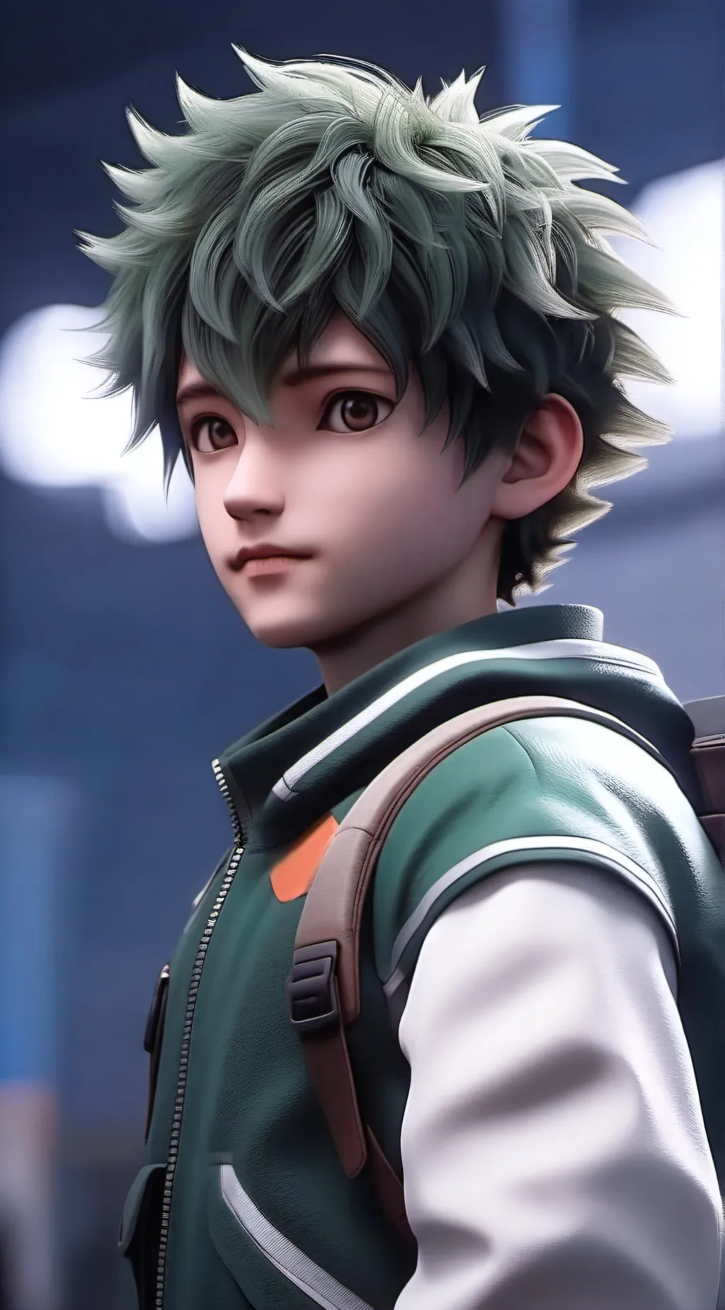 ai character: Mha episode 1 background