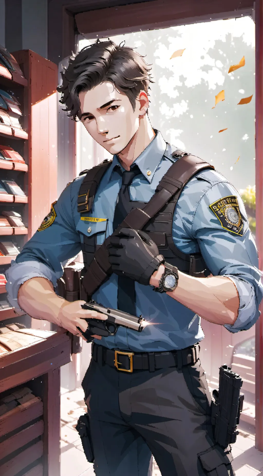ai character: Chris background