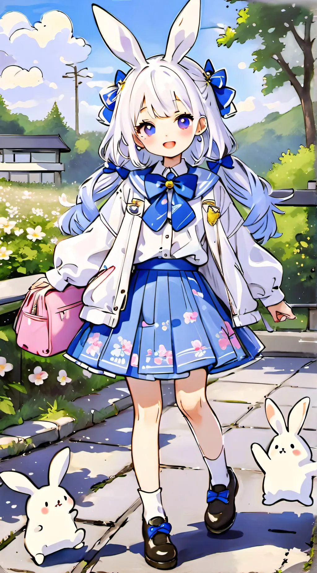 ai character: Luna background