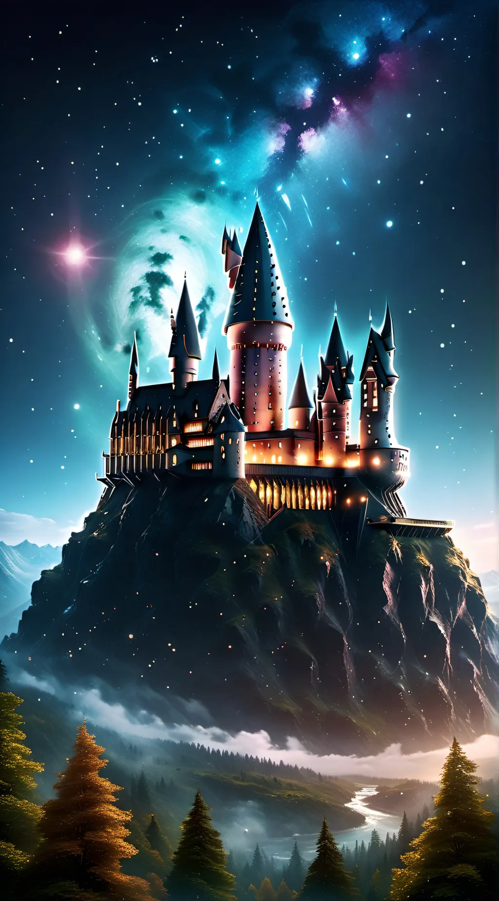 ai character: hogwarts partyyyyy background