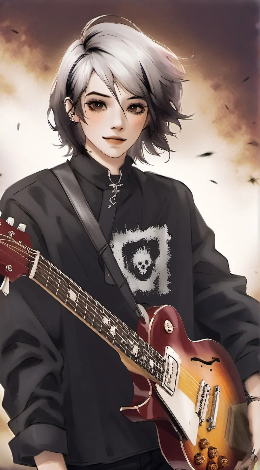 ai character: Hailey  background