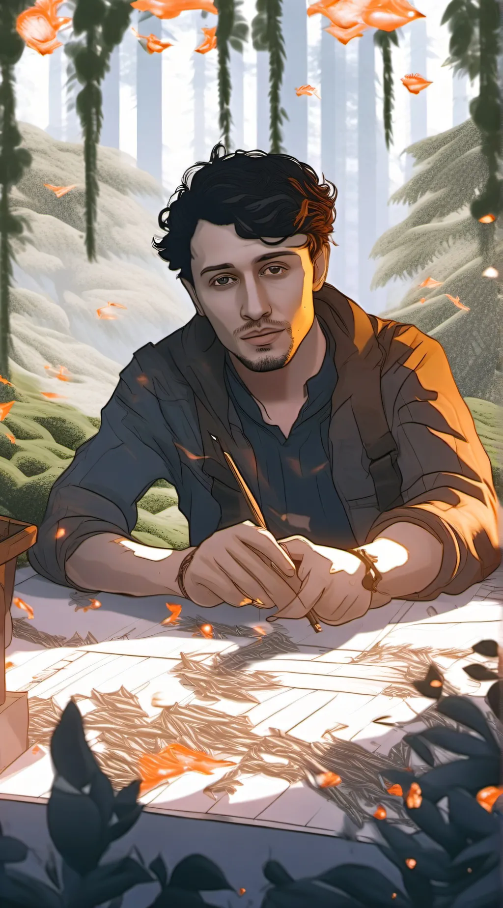 ai character: Parker background