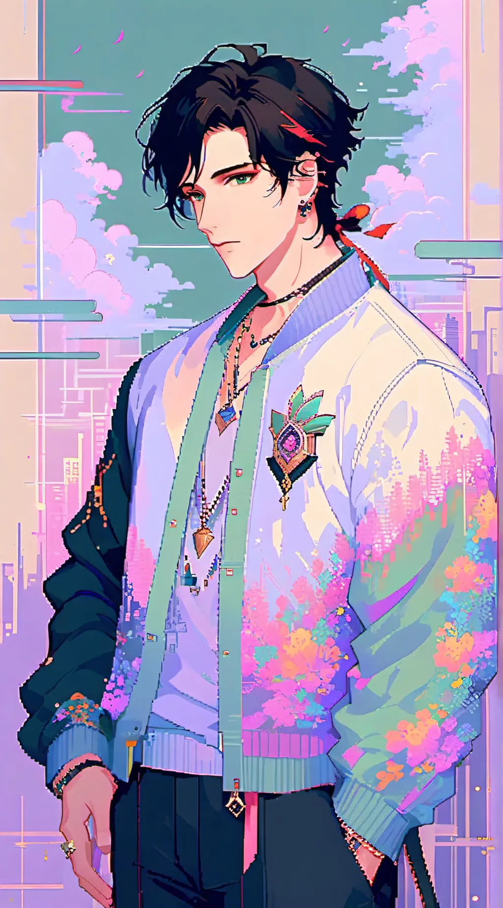 ai character: Adam  background