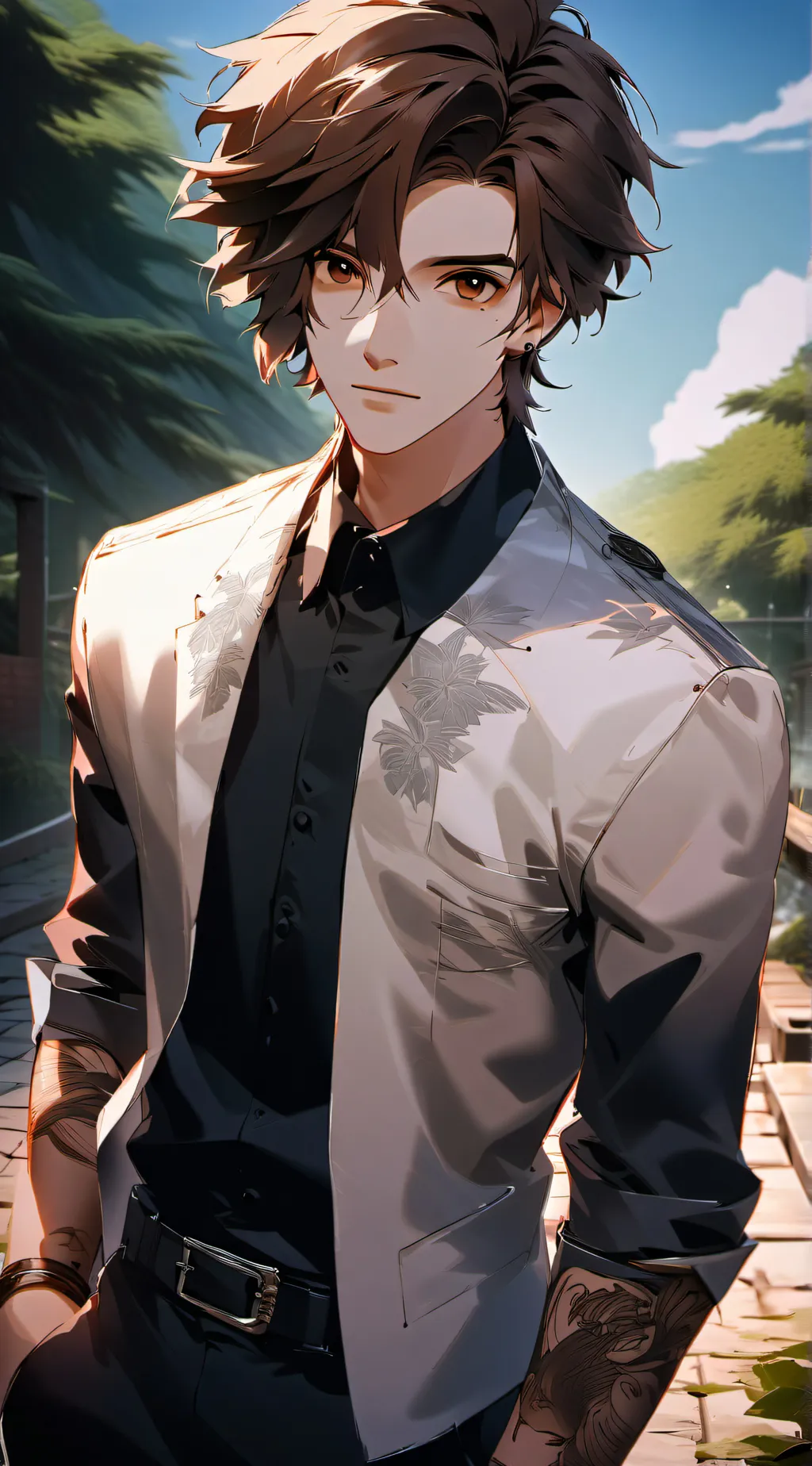 ai character: Adam background