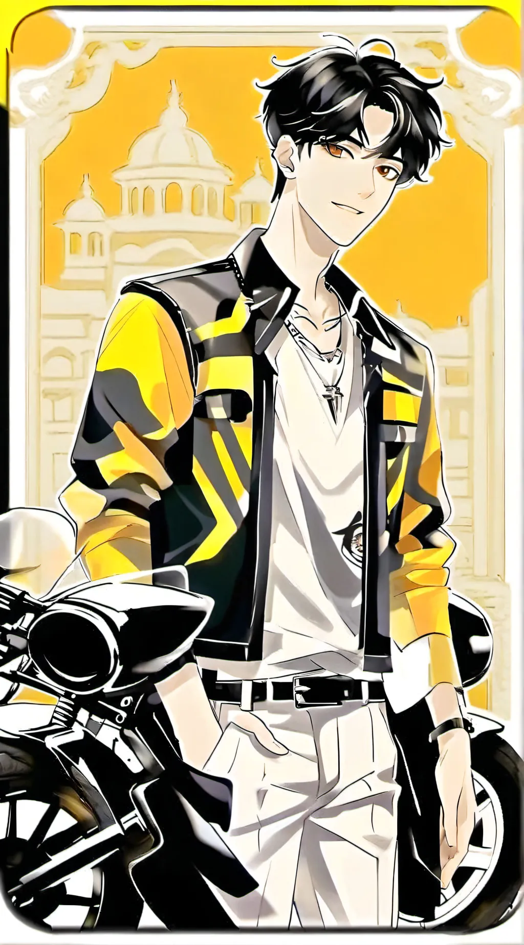 ai character: Max background