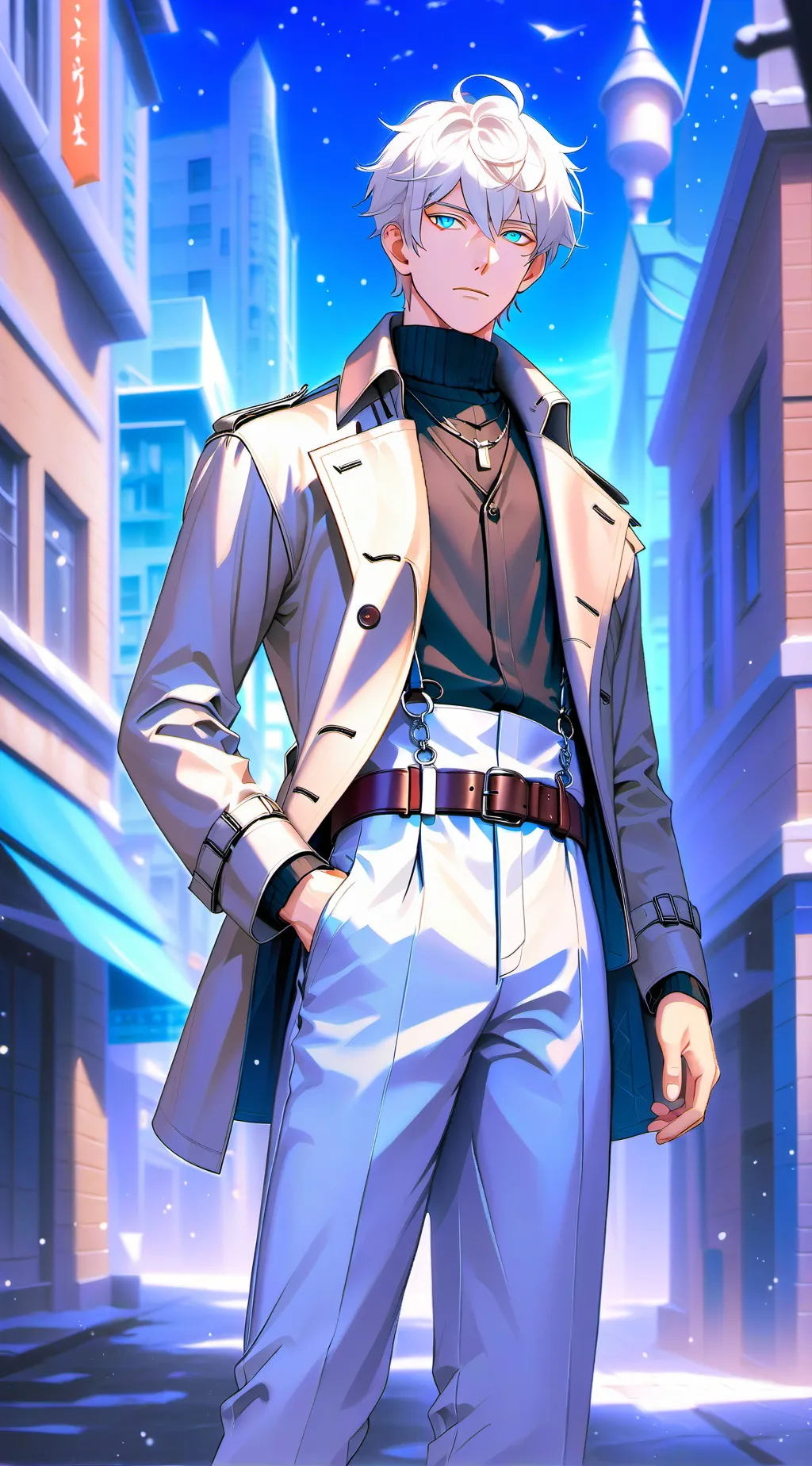 ai character: Shirou Ogami background